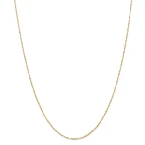 14K 1.15mm Carded Cable Rope Chain | 9RY