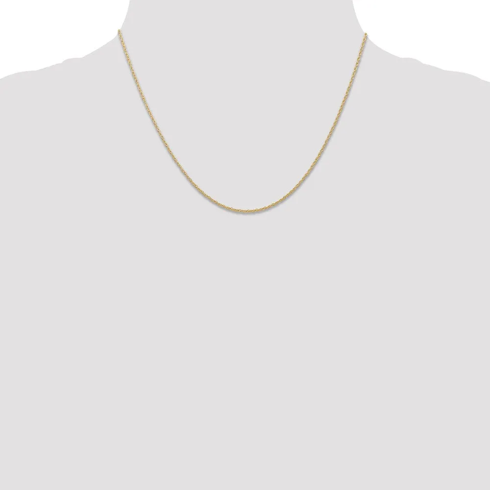 14k .7 mm Carded Cable Rope Chain | 7RY