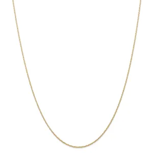 14k .7 mm Carded Cable Rope Chain | 7RY