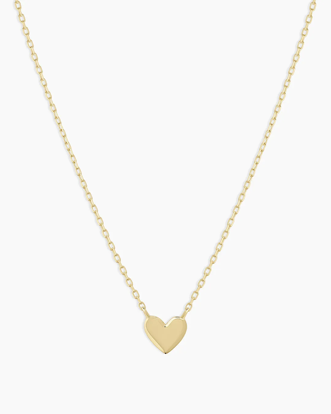 14k Gold Heart Mini Necklace
