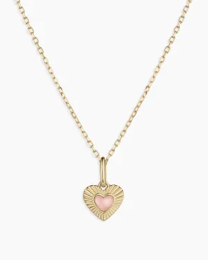 14k Gold It's a Girl Charm Necklace