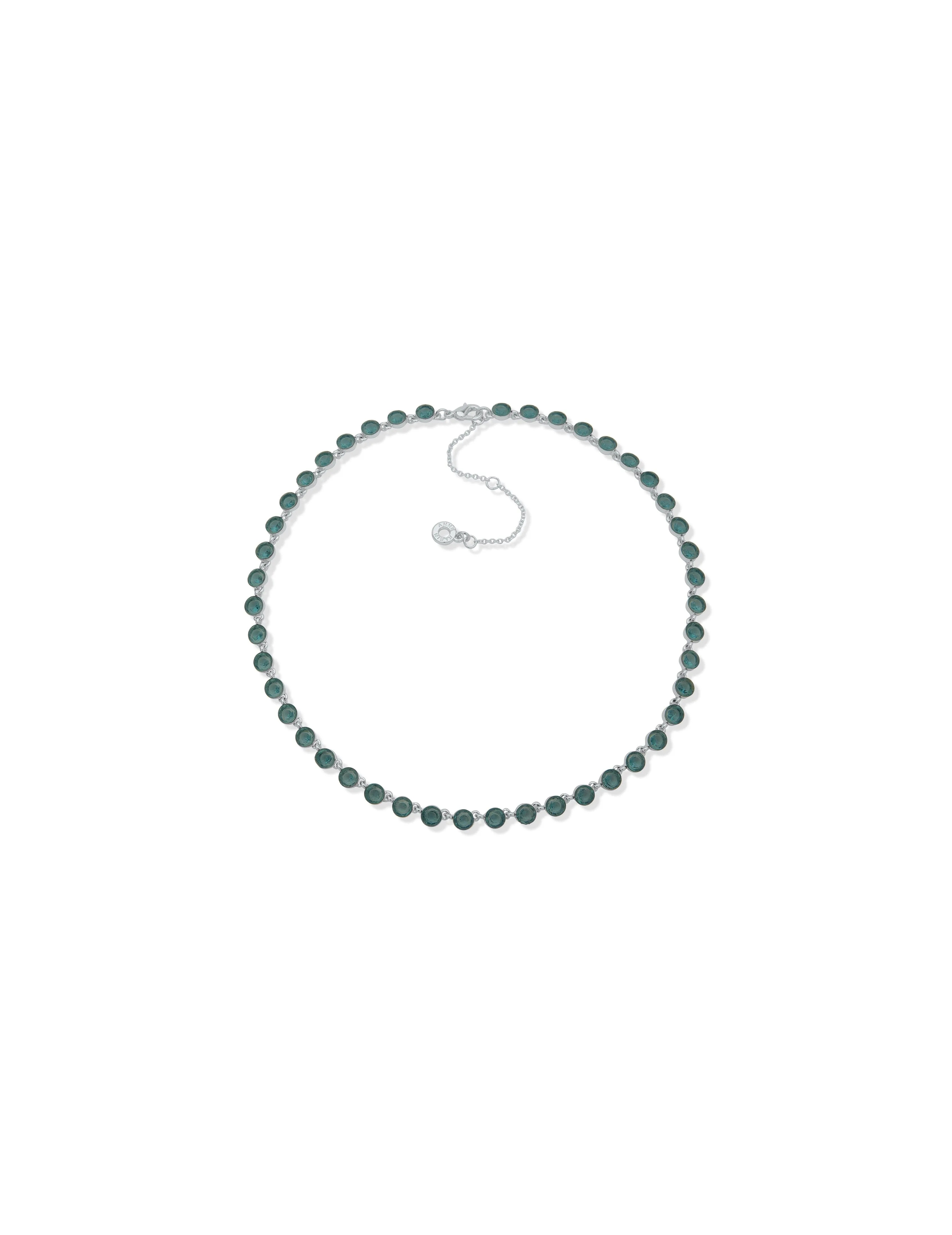 16IN Silver Collar Necklace