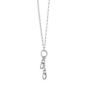 18" "Design Your Own" Short Charm Chain Necklace, 2 Charm Stations