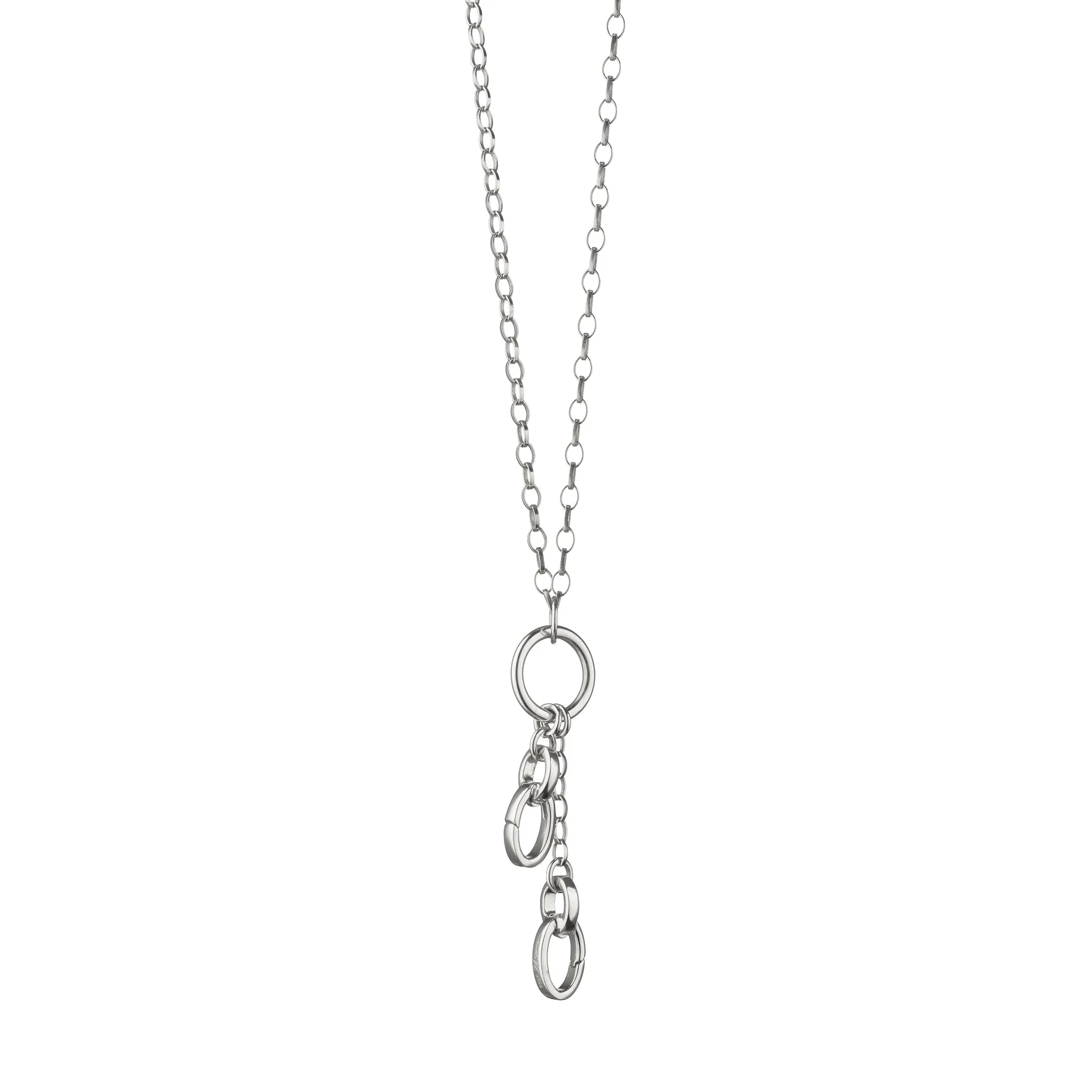 18" "Design Your Own" Short Charm Chain Necklace, 2 Charm Stations