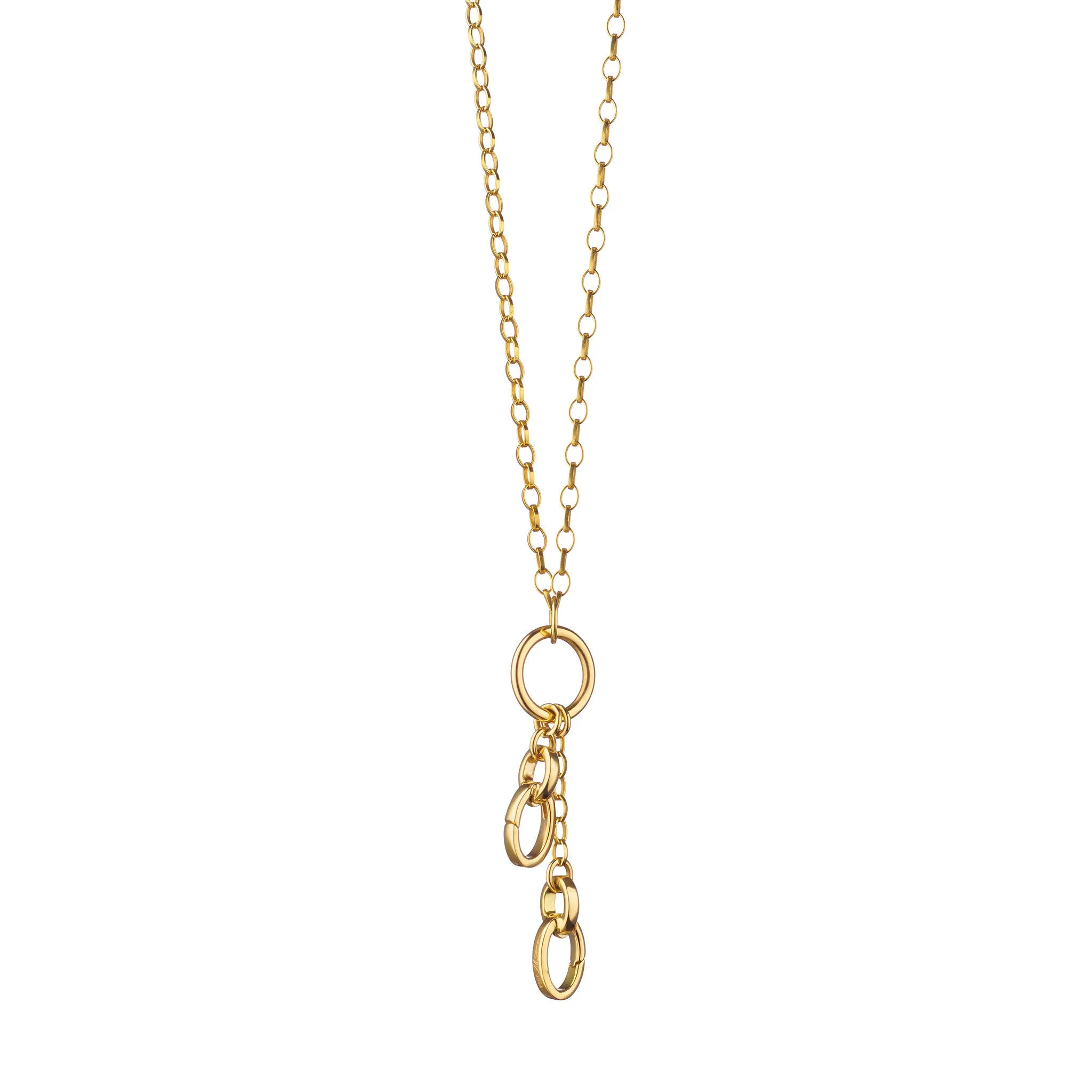 18" "Design Your Own" Small Charm Chain Necklace, 2 Charm Stations