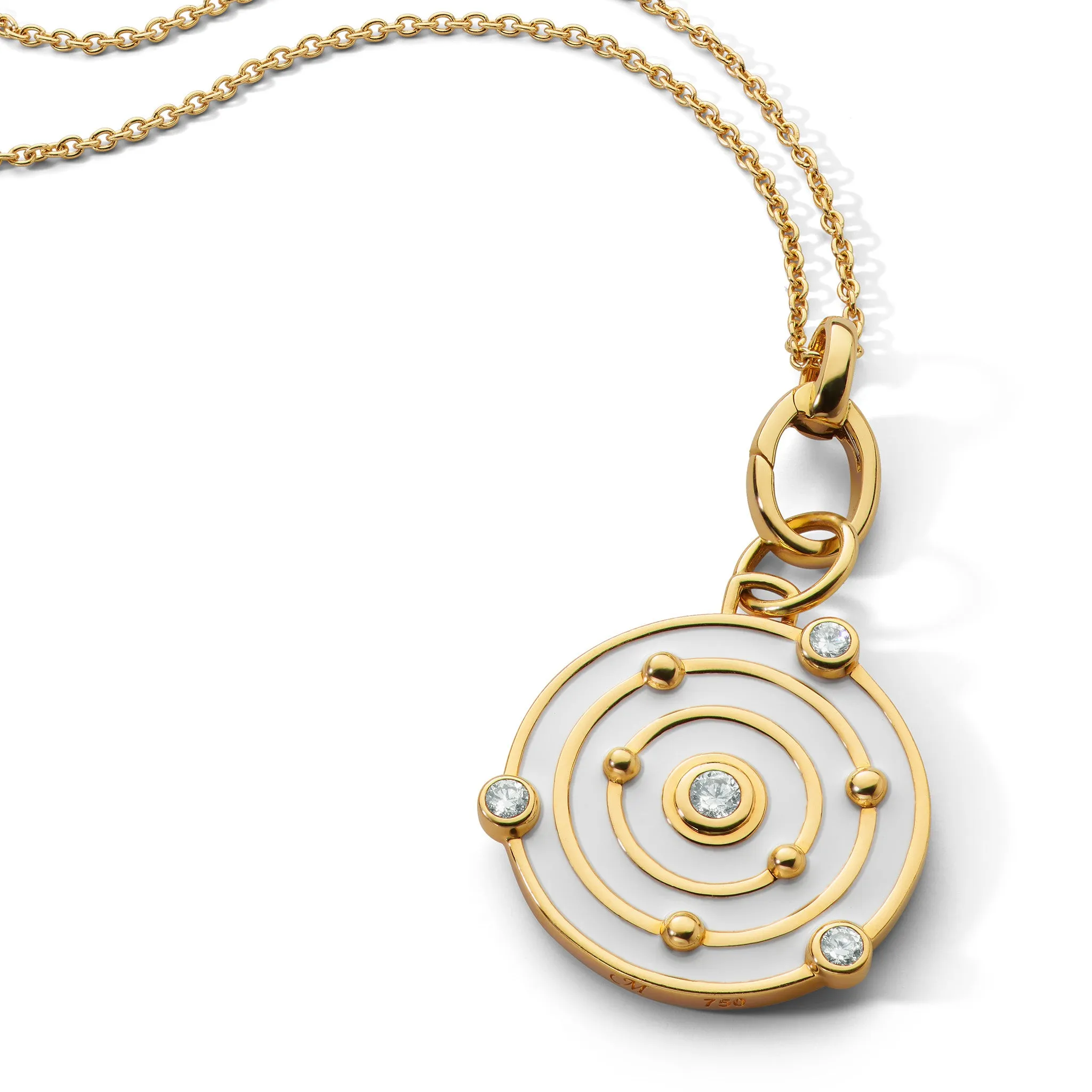 20" "Design Your Own" 18K Gold Charm Chain Necklace, 1 Charm Station