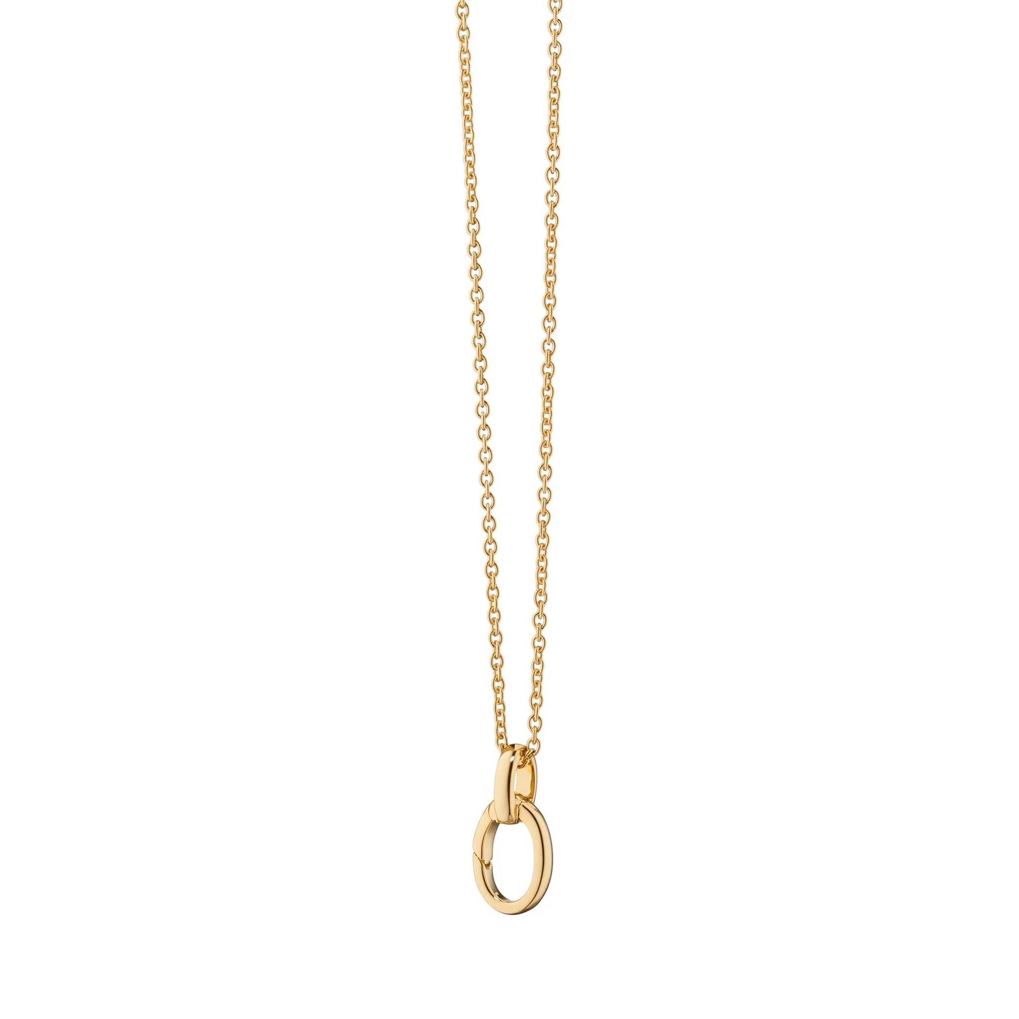 20" "Design Your Own" 18K Gold Charm Chain Necklace, 1 Charm Station