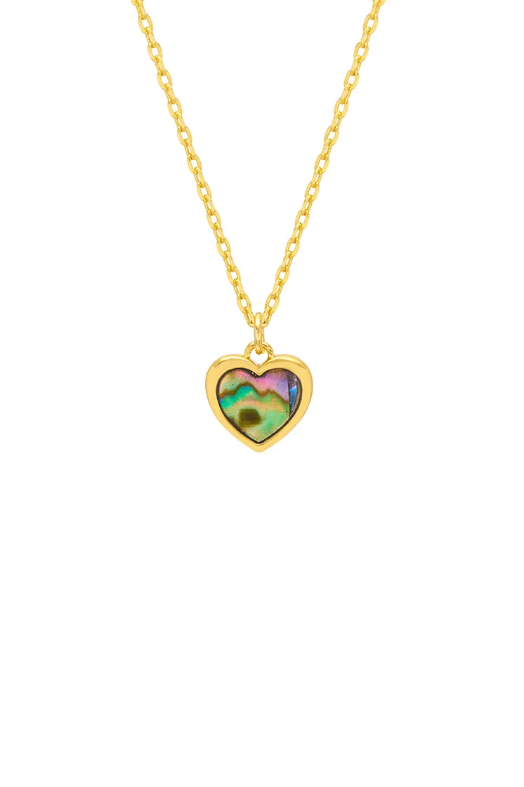 Abalone Heart Pendant