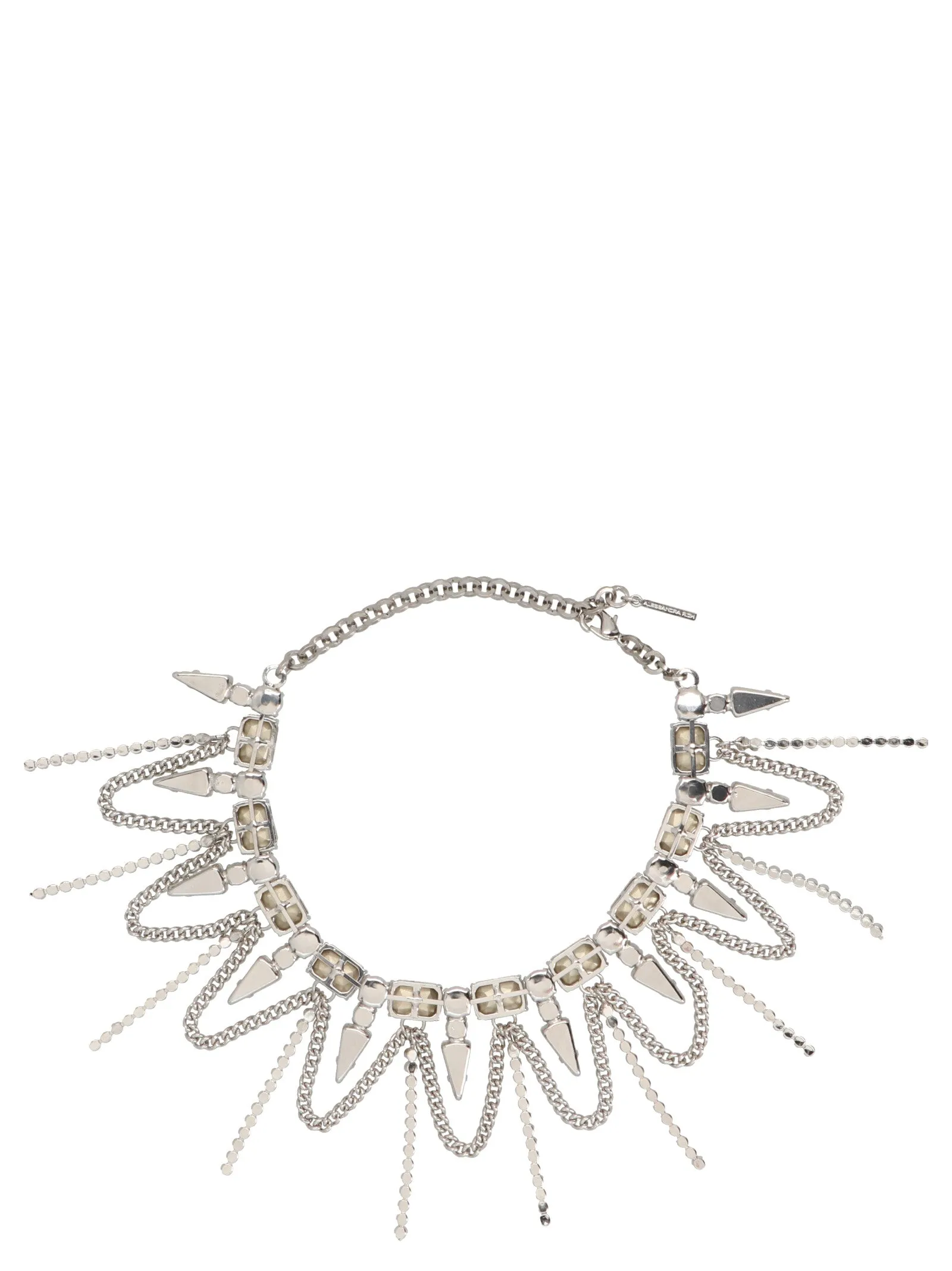 Alessandra Rich Crystal Embellished Necklace