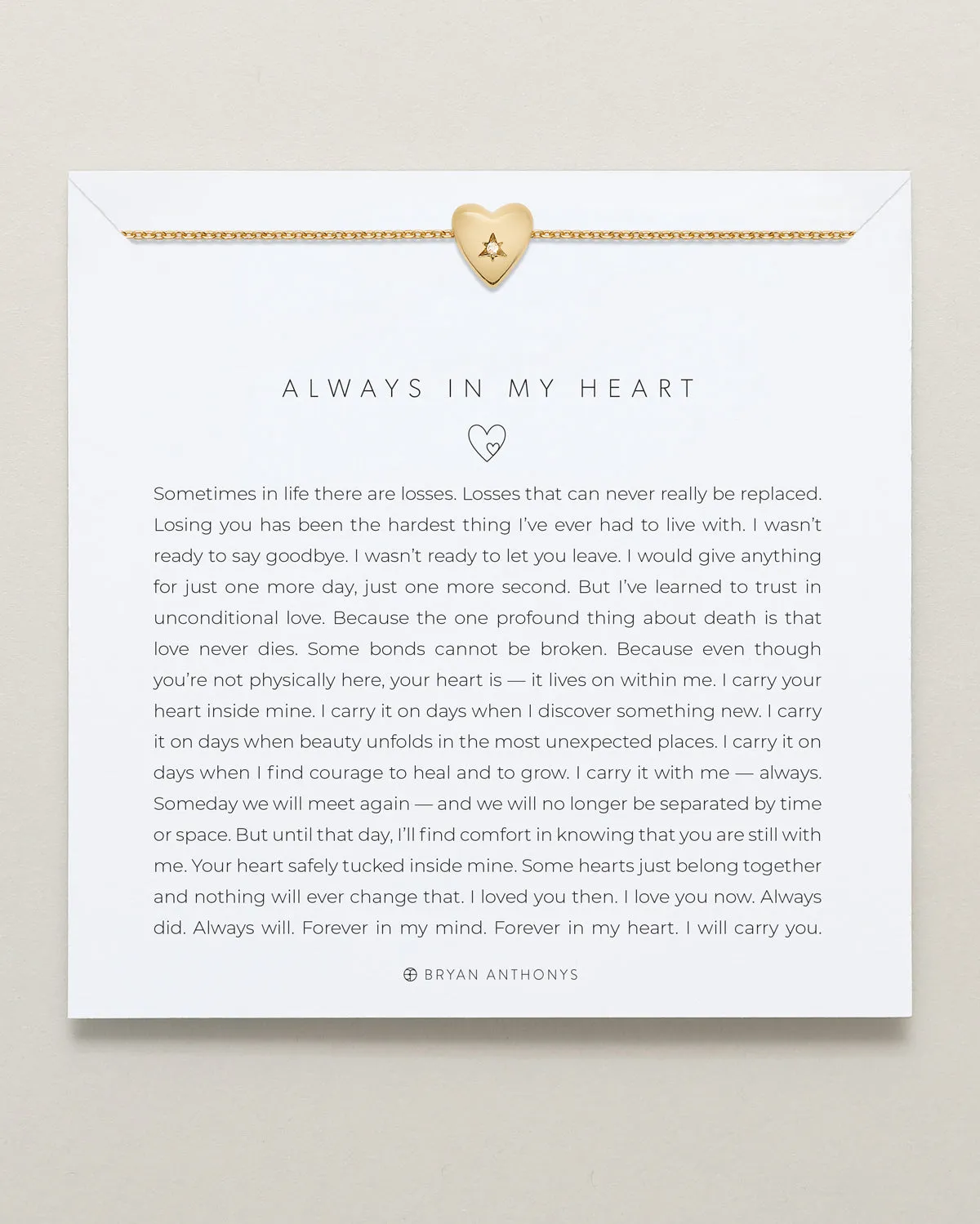 Always In My Heart Icon Necklace