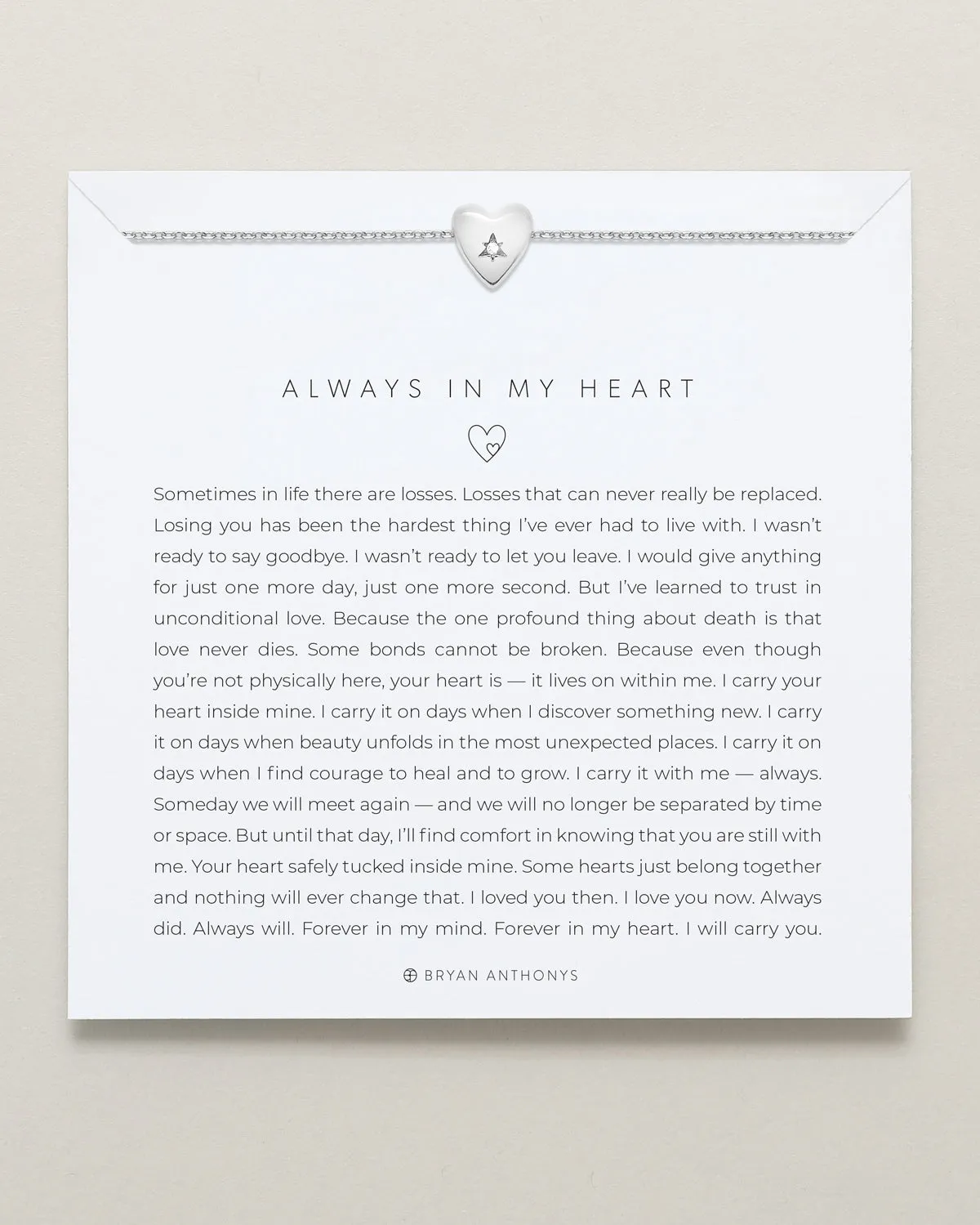 Always In My Heart Icon Necklace