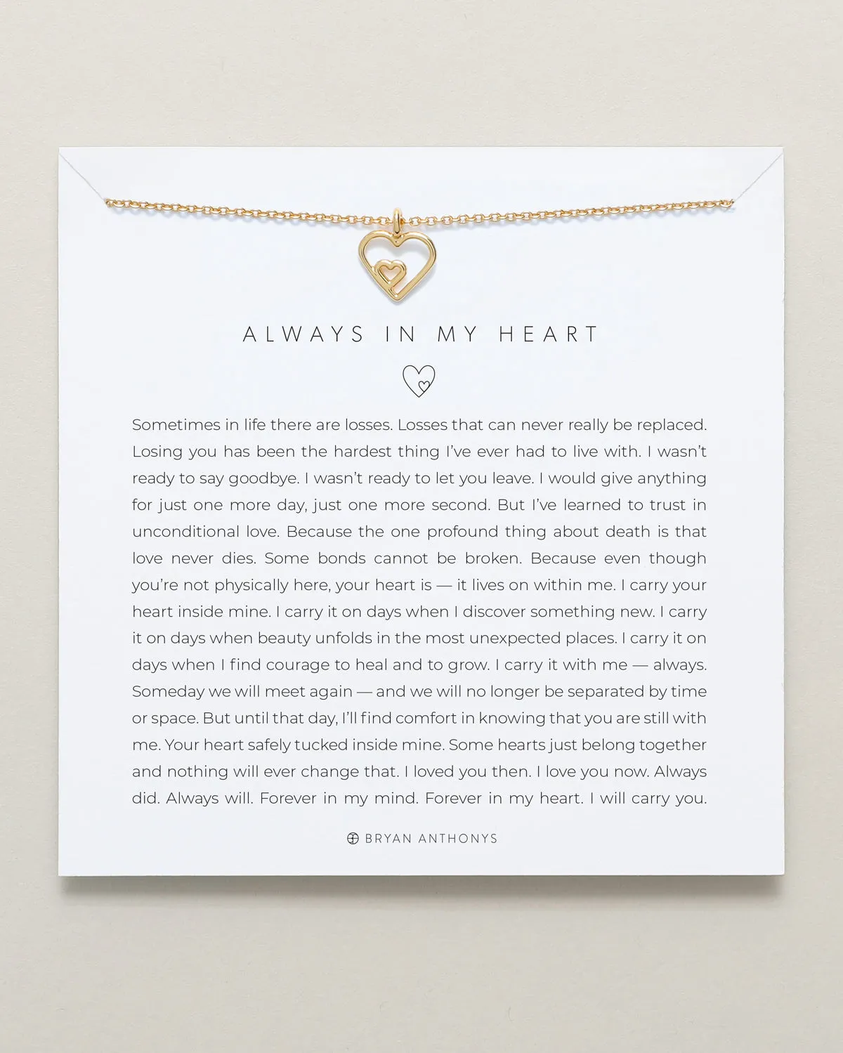 Always In My Heart Necklace