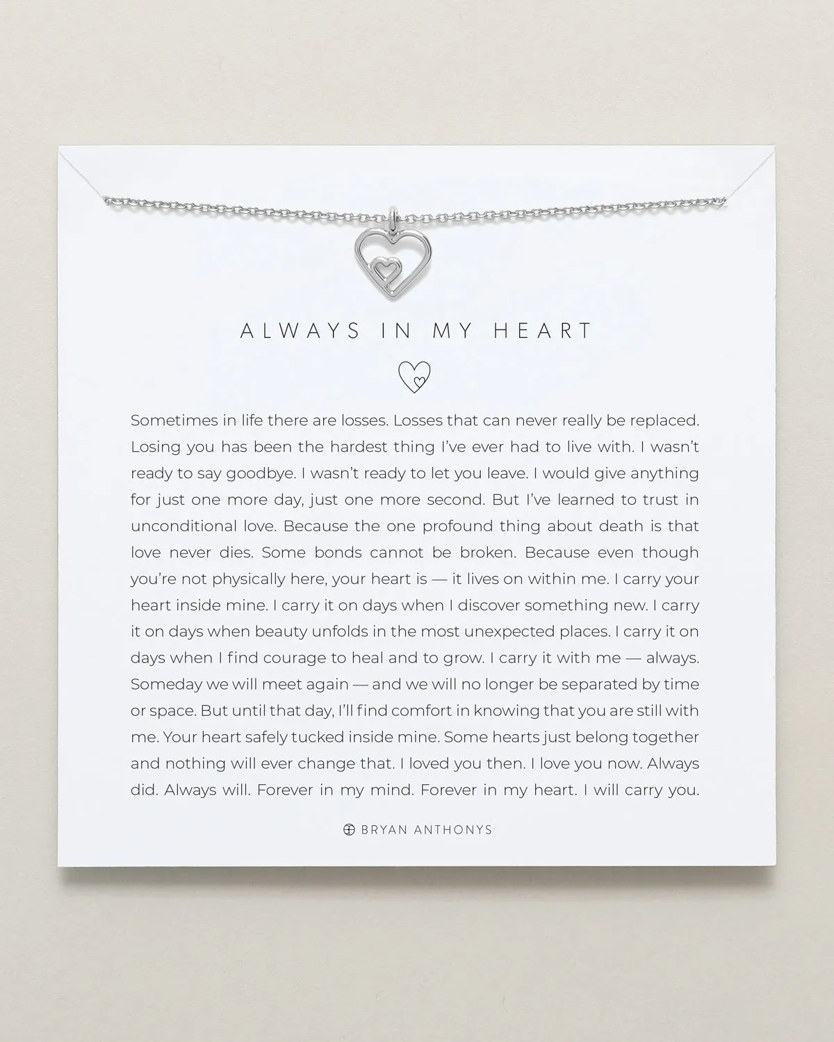Always In My Heart Necklace