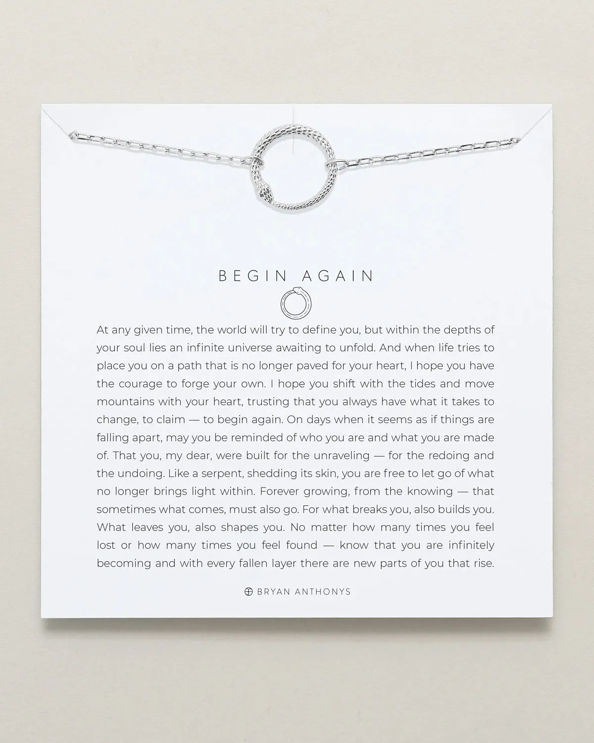 Begin Again Icon Necklace