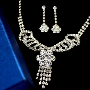 Best Crystal Earring Necklace Set