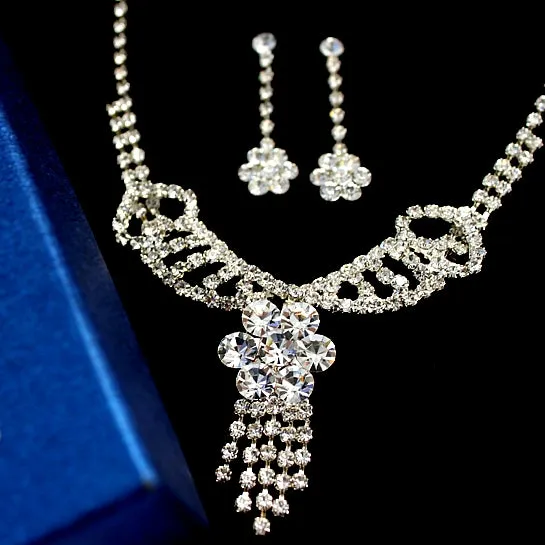 Best Crystal Earring Necklace Set
