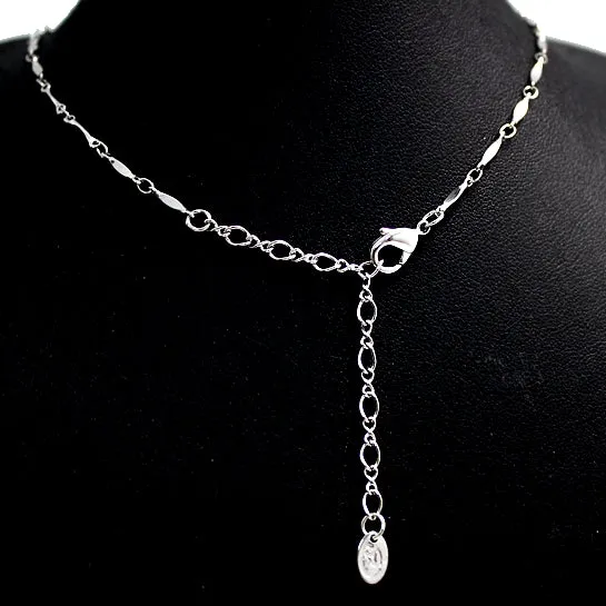 Birthday Gift For Sister Ideas Crystal Silver Earring Necklace Set