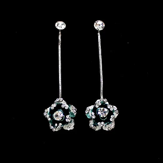 Birthday Gift Idea For Best Friend Flower Design Necklace Earring Set