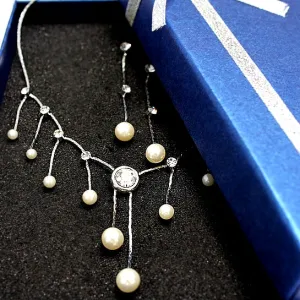 Birthday Gift Ideas For Girlfriend Pearl Tassel Necklace Set