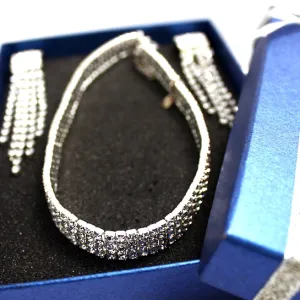 Birthday Present For Her Luminous Countless Stream Crystal Necklace