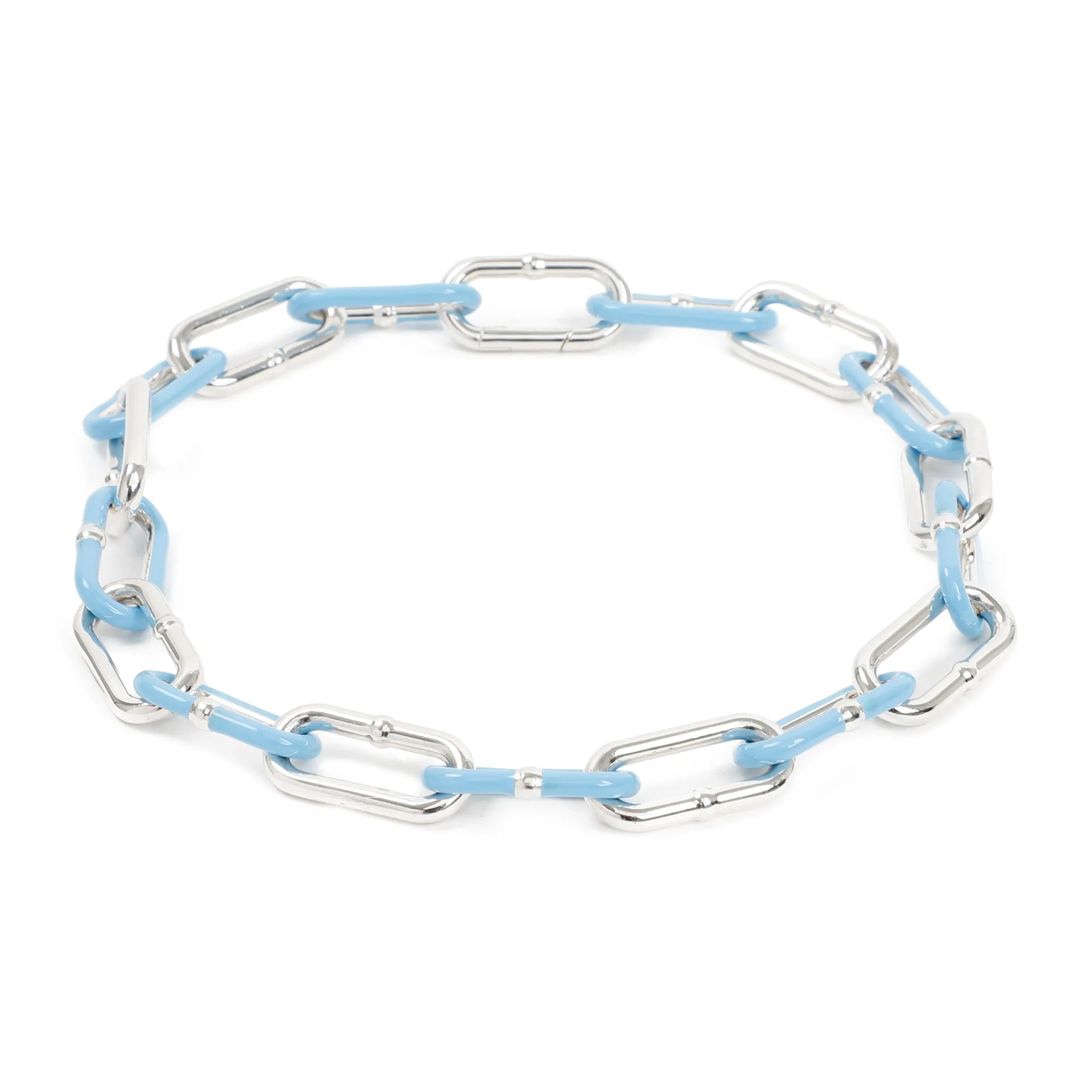 Bottega Veneta Two-Tone Chained Necklace