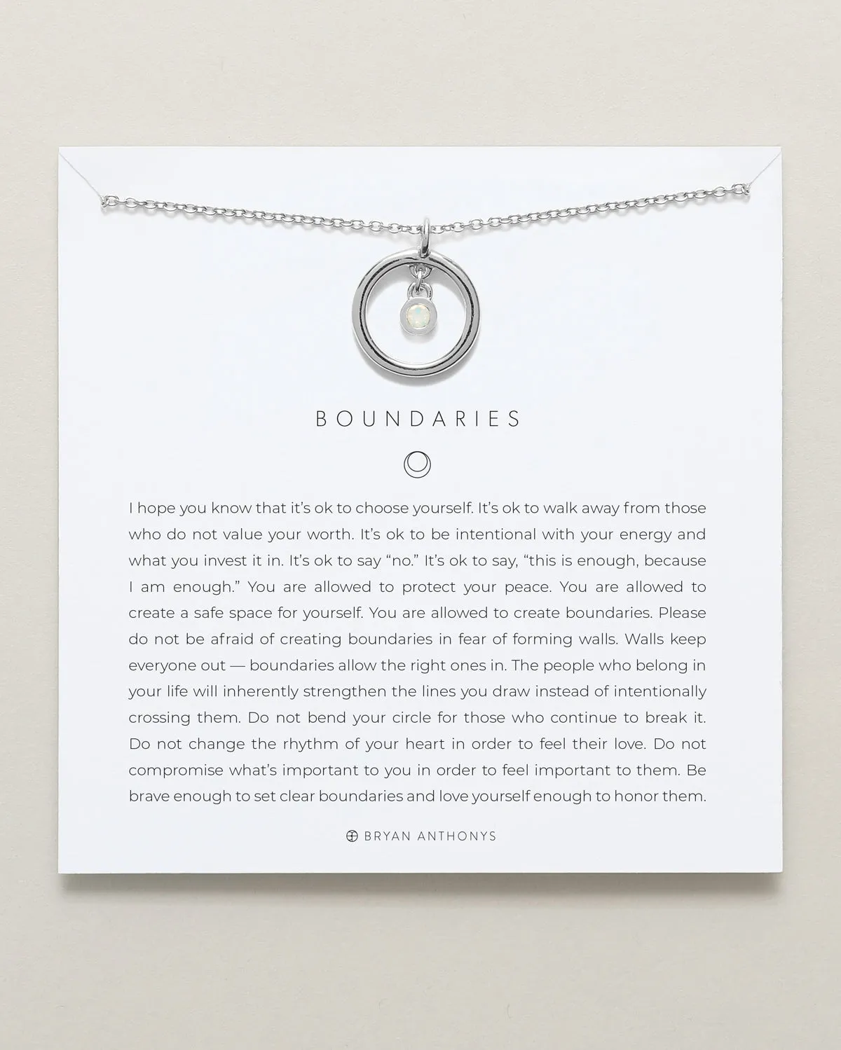 Boundaries Necklace