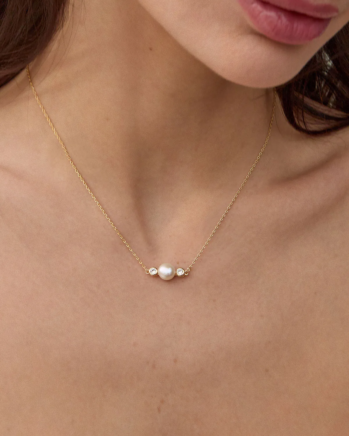 By My Side Pearl Necklace