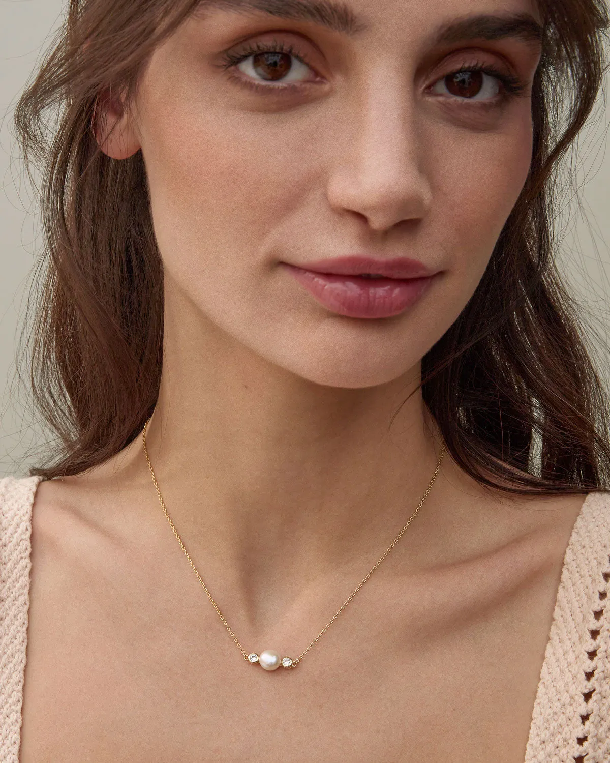 By My Side Pearl Necklace