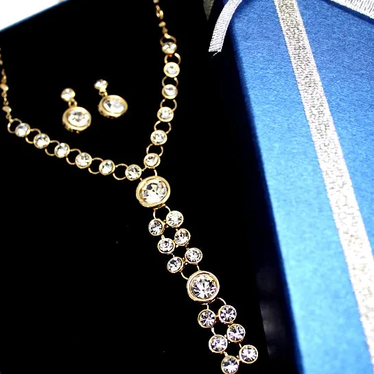 Charming Necklace Earring Set Birthday Gift For Friend Female