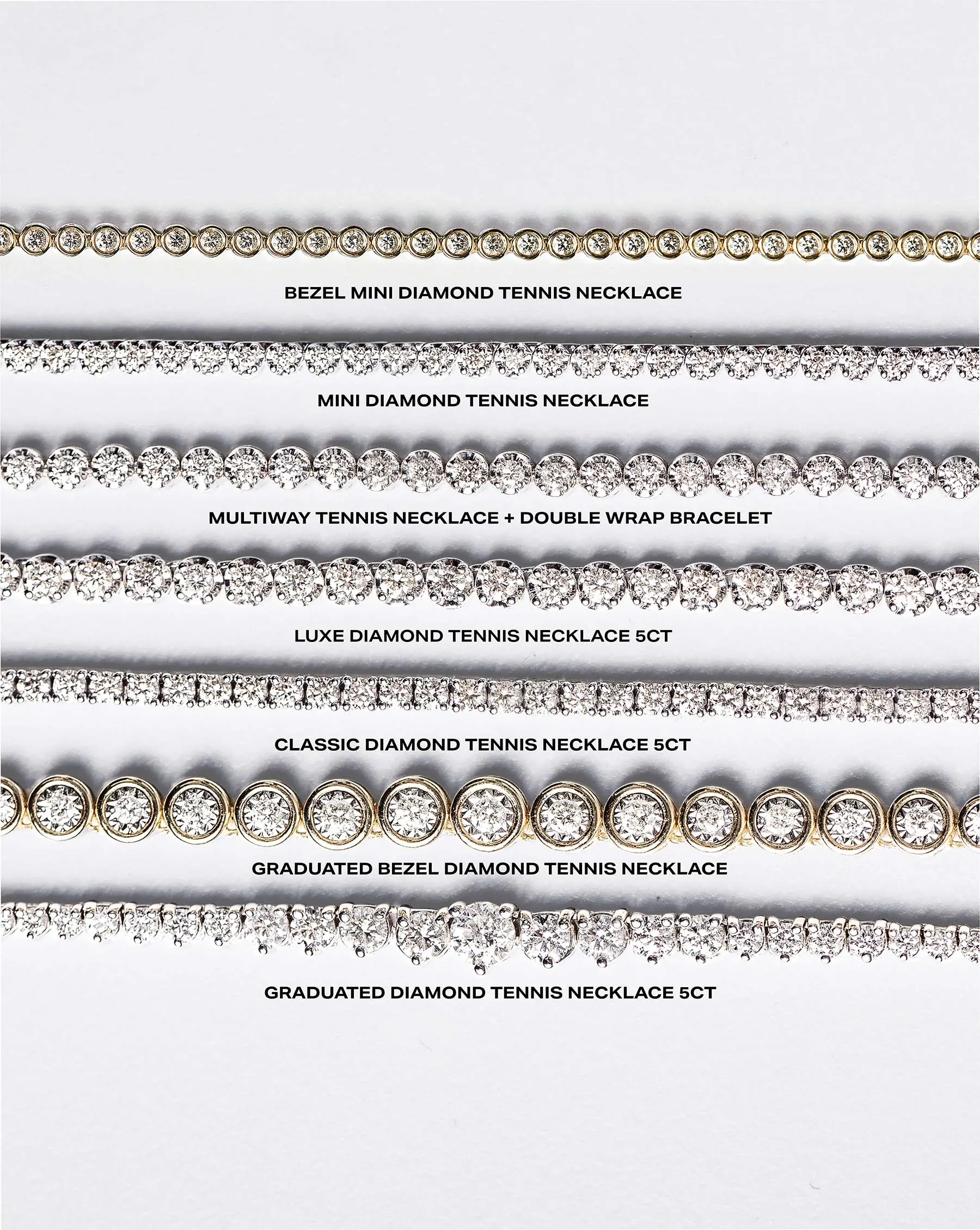 Classic Diamond Tennis Necklace