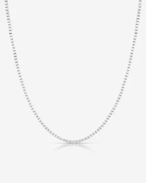 Classic Diamond Tennis Necklace