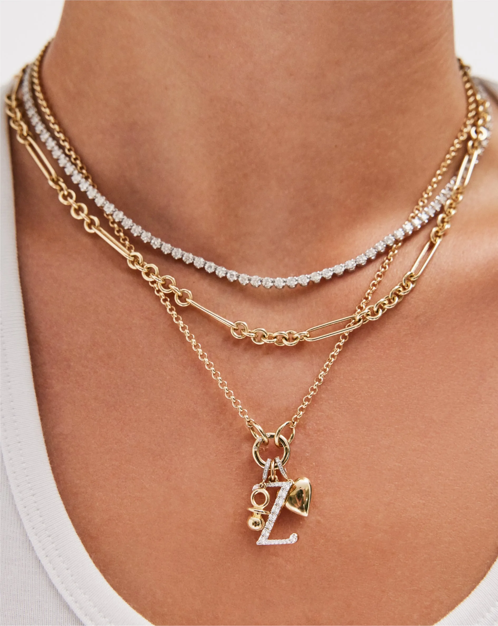 Clique Rolo Chain Necklace