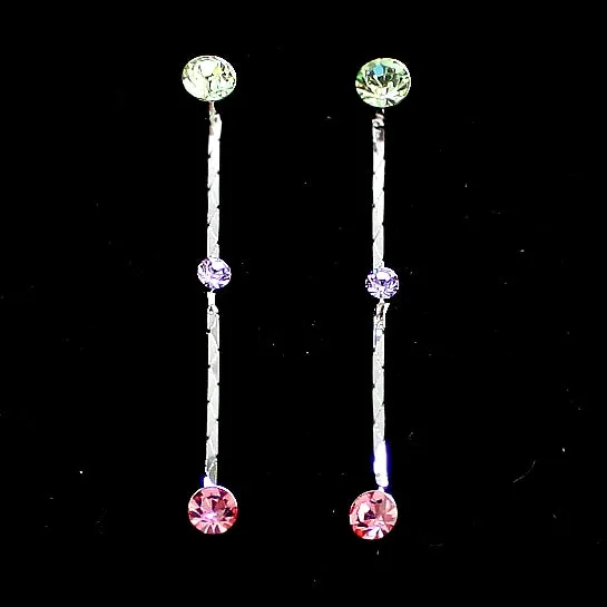 Colorful Crystal Tassel Necklace Set Valentines Day Ideas For Her
