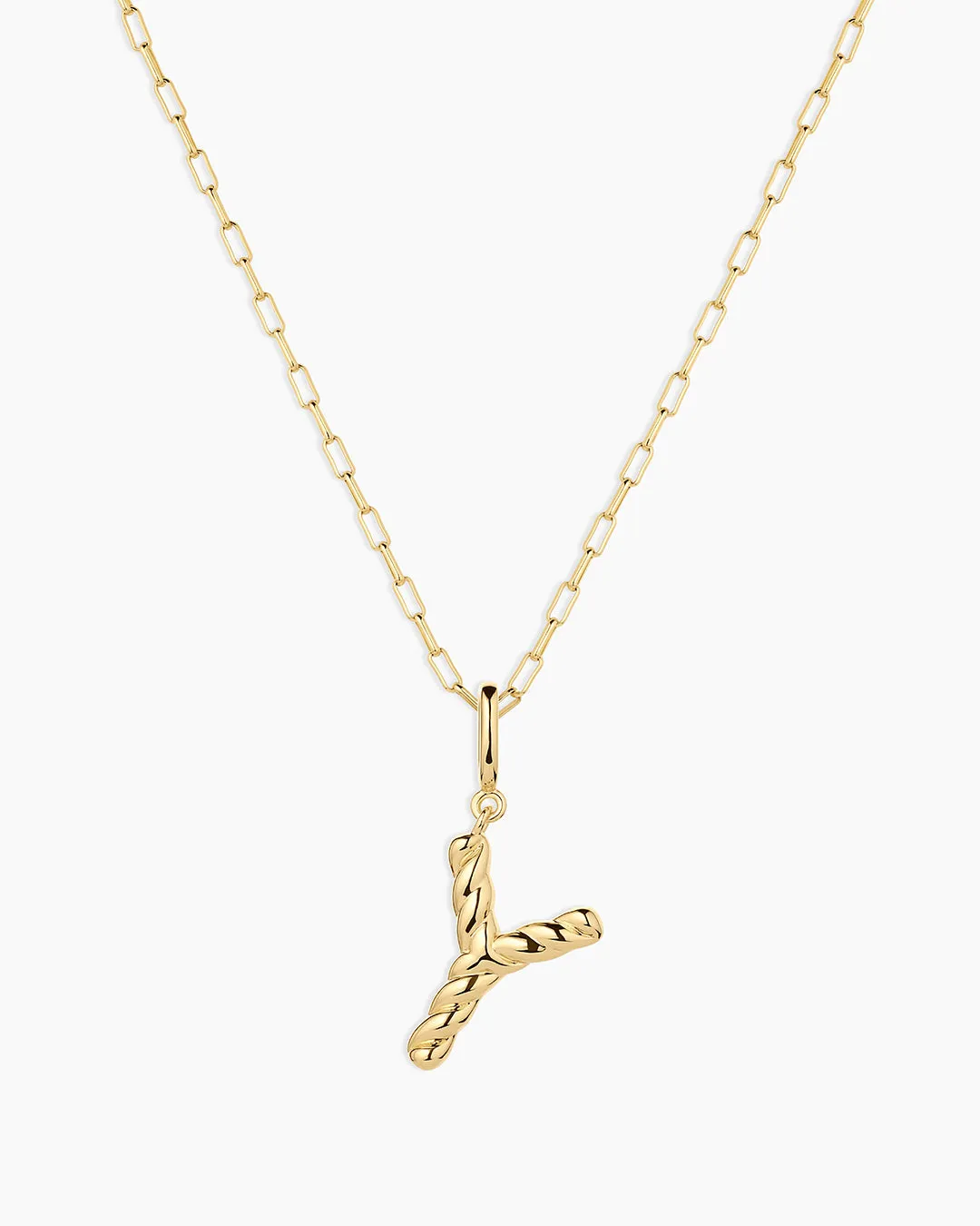 Crew Alphabet Statement Charm Necklace