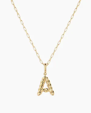 Crew Alphabet Statement Charm Necklace