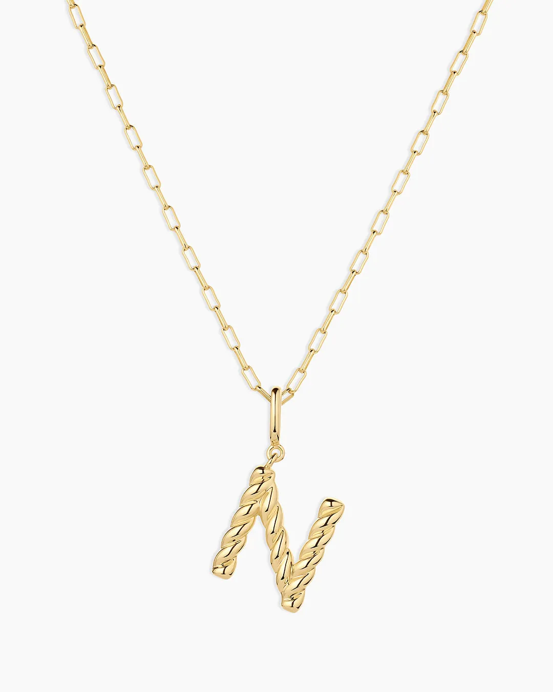 Crew Alphabet Statement Charm Necklace