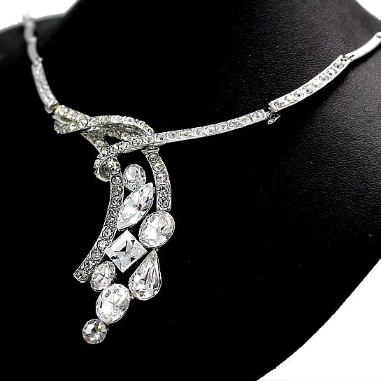 Different Shape of Crystal Necklace Set unique gifts for women