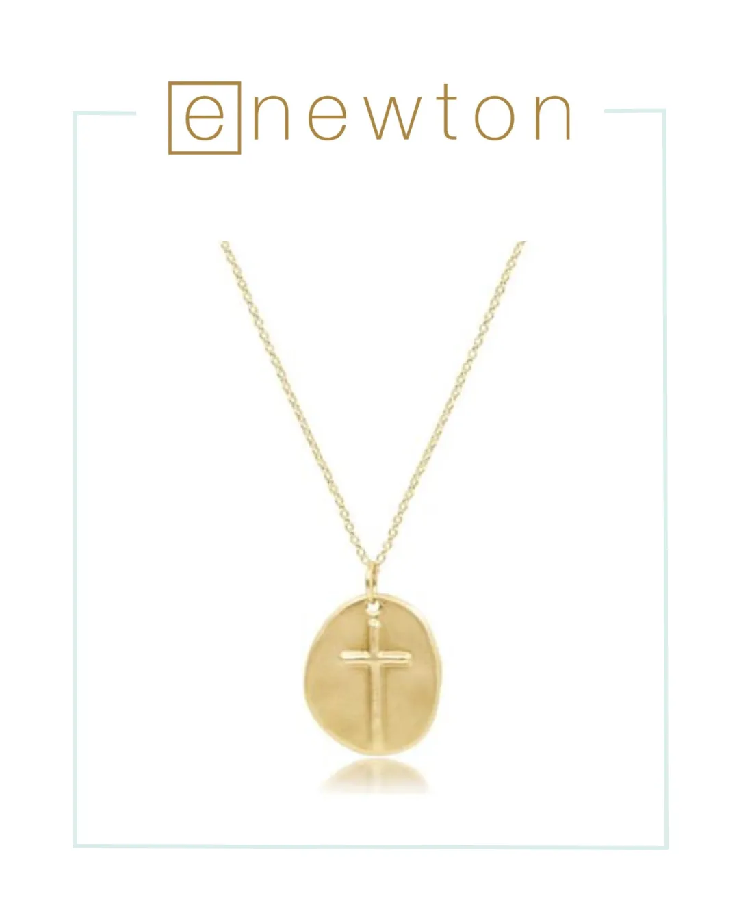 E Newton 16" Inspire Gold Charm Necklace
