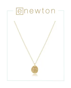 E Newton 16" Inspire Small Gold Charm Necklace