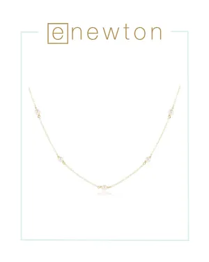 E Newton Choker Simplicity Chain Gold - 4mm Pearl