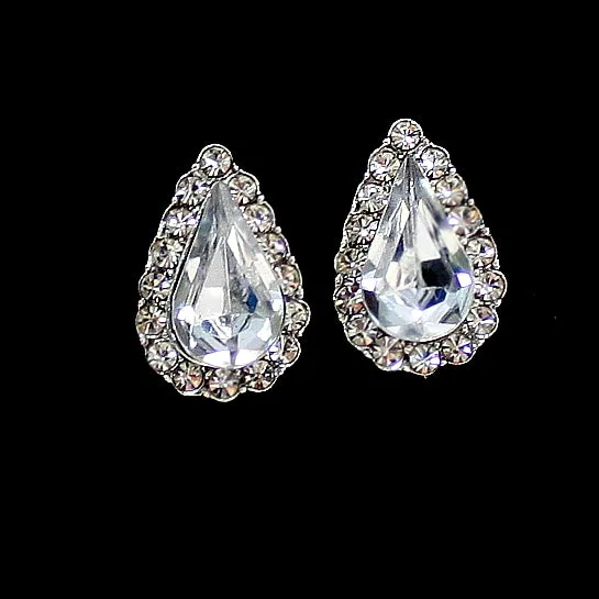 Generous Crystal Earring Necklace Set Wife Gift Ideas Necklace