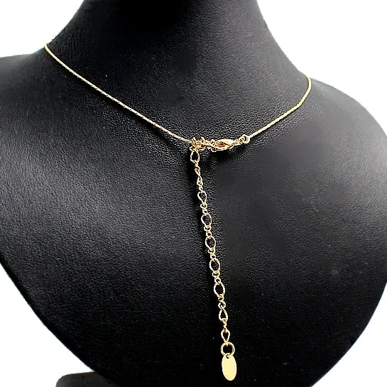 Gold Necklace Earring Jewelry Set