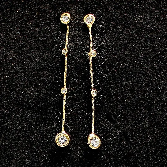 Gold Necklace Earring Jewelry Set