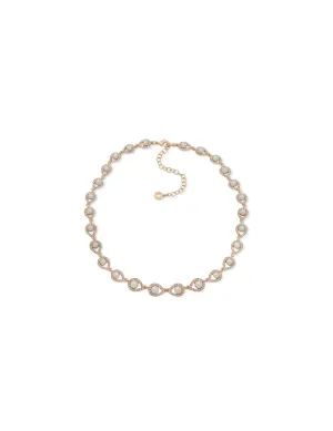 Gold-Tone Blanc Faux Pearl Necklace