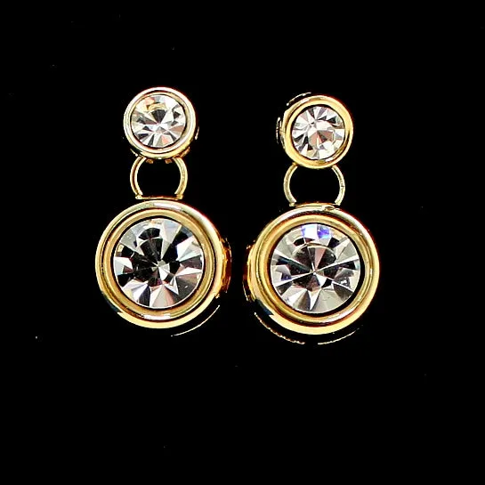 Golden Earring Tassel Necklace Set Unique Gifts Girlfriend