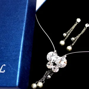 Good Birthday Gifts For Girlfriend Butterfly Earring Necklace Set 