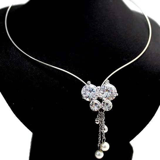 Good Birthday Gifts For Girlfriend Butterfly Earring Necklace Set 
