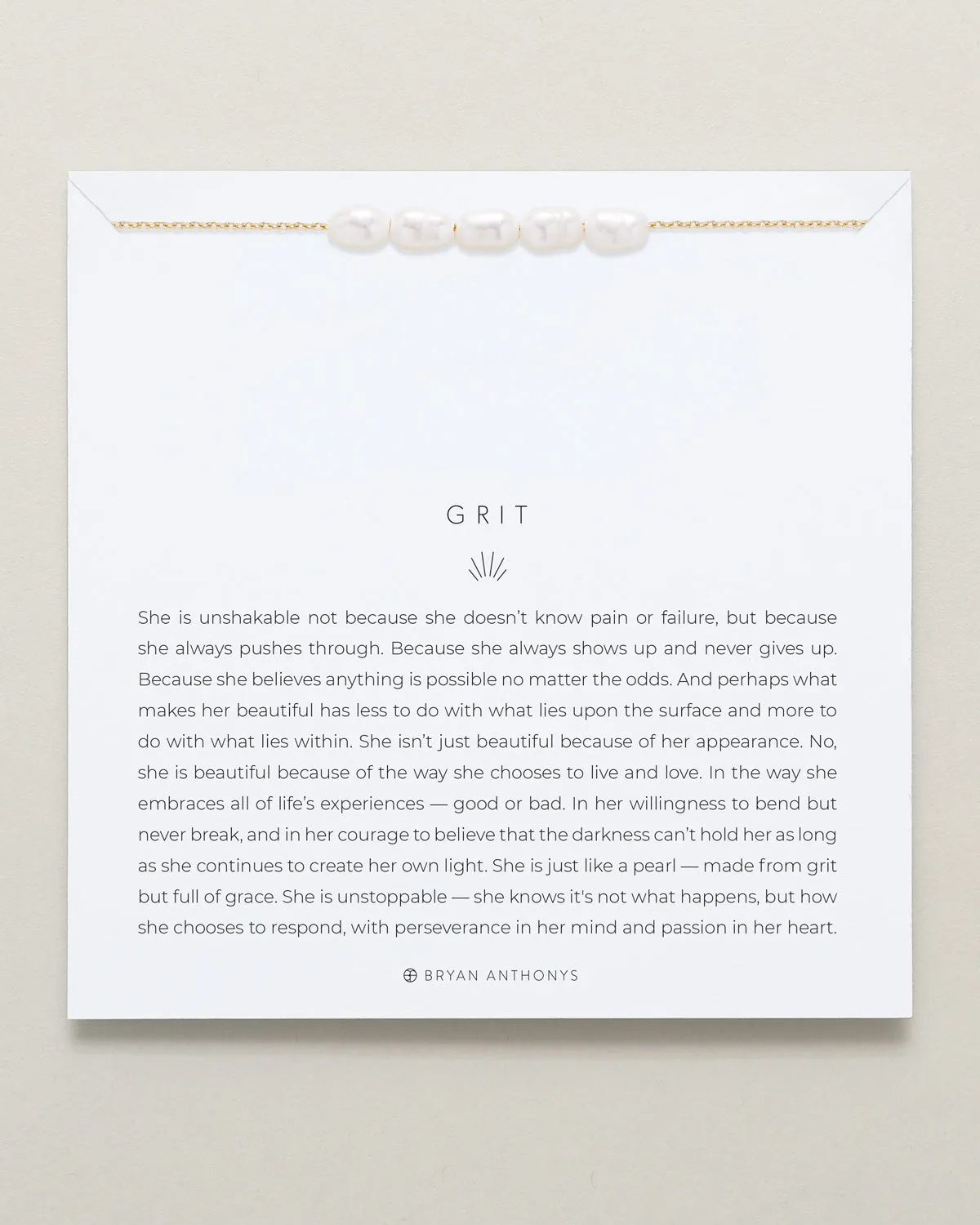 Grit Bead Necklace