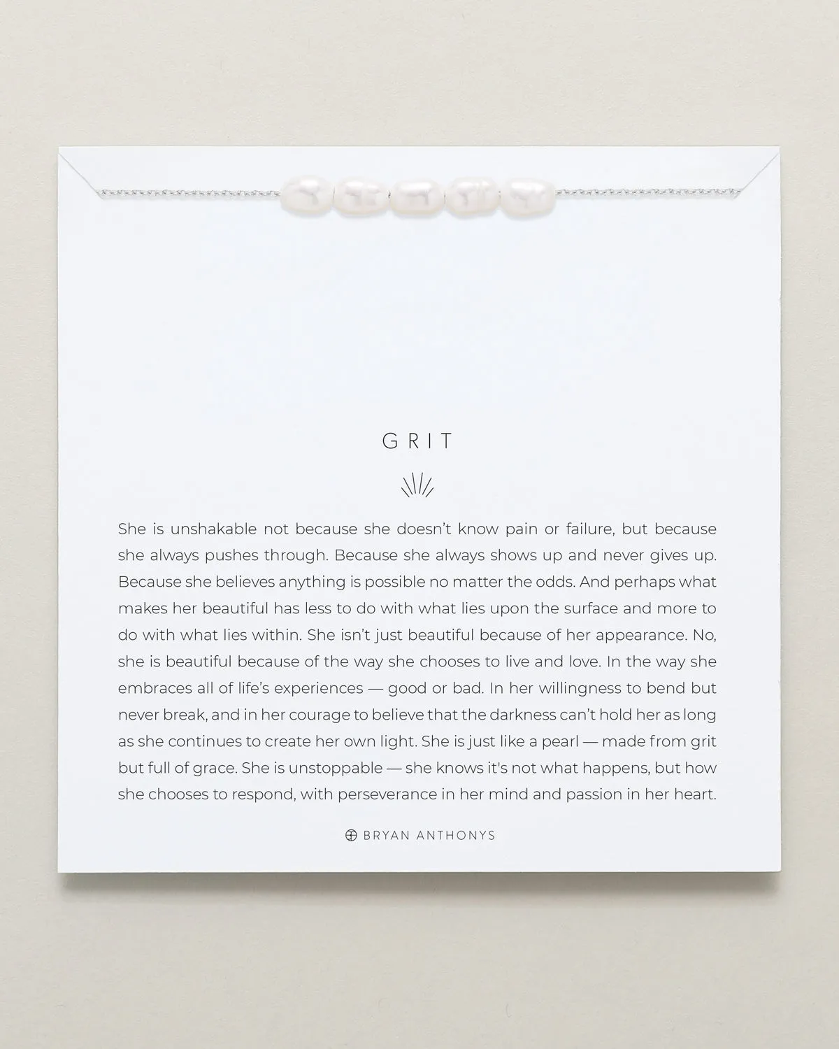 Grit Bead Necklace
