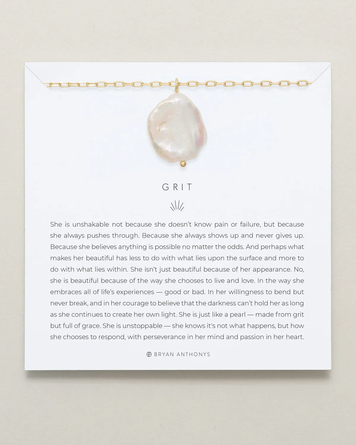 Grit Pendant Necklace